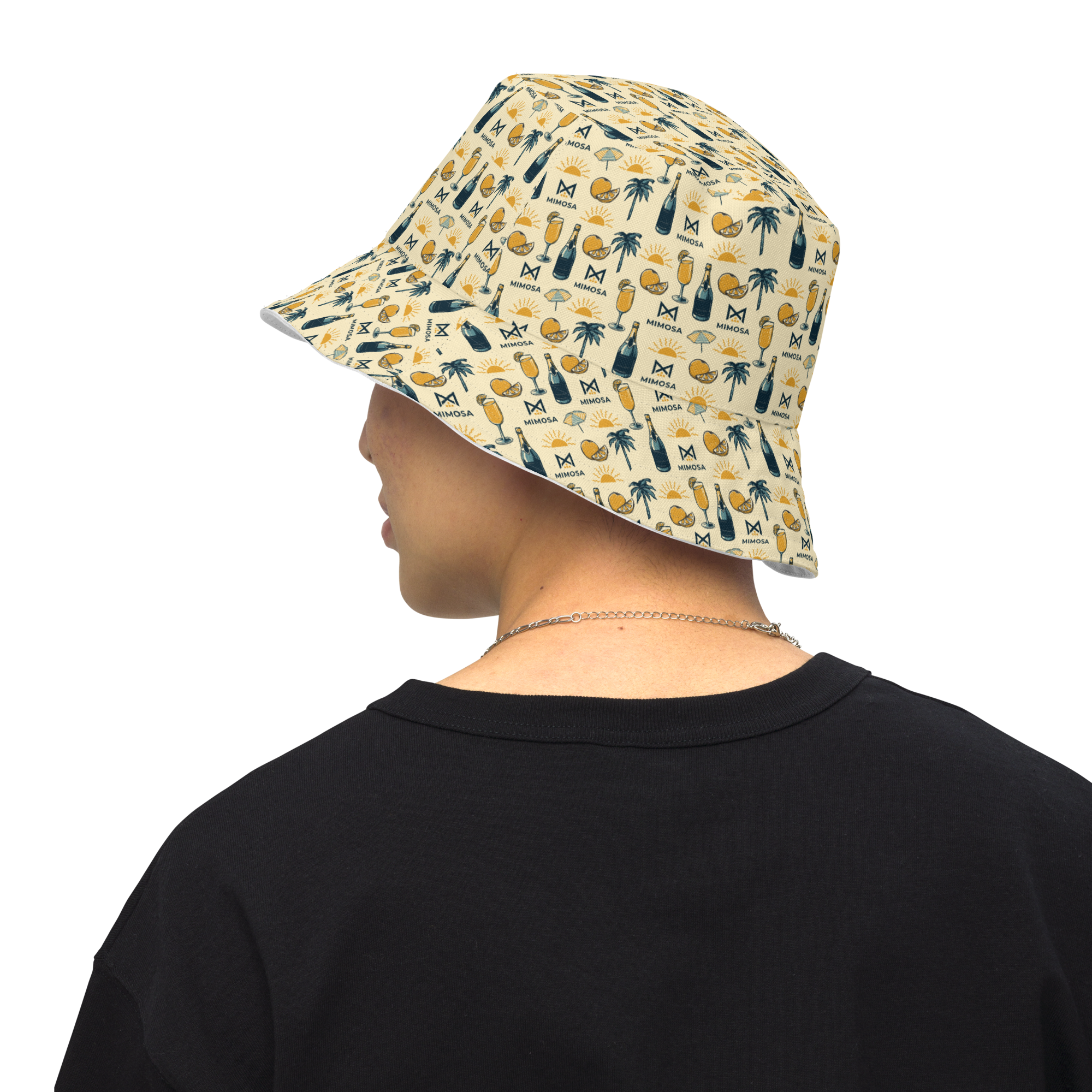 Mimosa Pattern Bucket Hat - Image 5